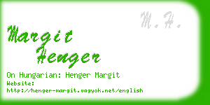 margit henger business card